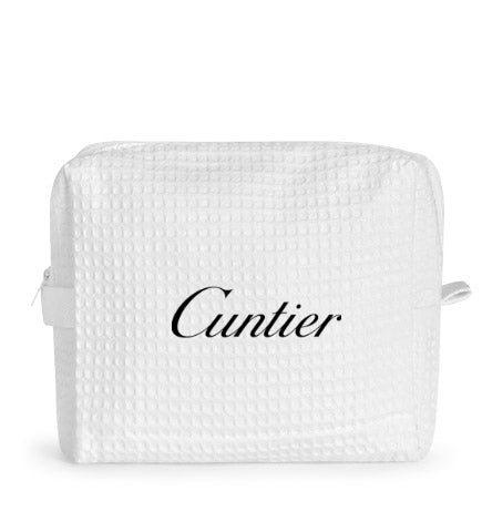 Cuntier Waffle Weave Spa Bag